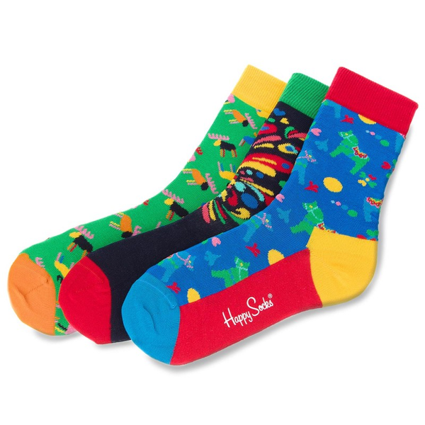 «Носки Happy Socks Swedish Edition Socks Gift Box 3 пары 41-46 р (XSWE08-6000)», бренда Happy Socks - фото №1