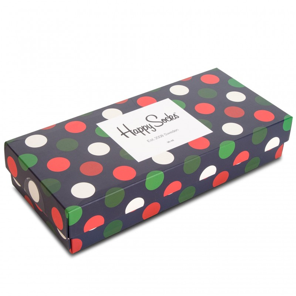  «Носки Happy Socks Holiday Big Dot Gift Box 4 пары 36-40 р (XBDO09-4000)», бренда Happy Socks - фото №1