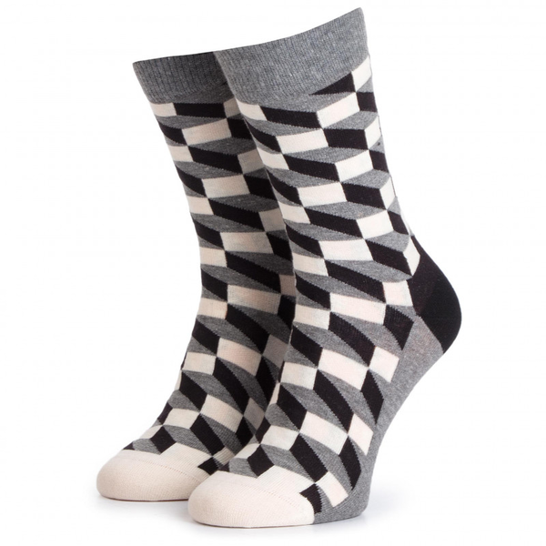 «Носки Happy Socks Seasonal Black & White Gift Box 4 пары 41-46 р (XBLW09-9100)», бренда Happy Socks - фото №1