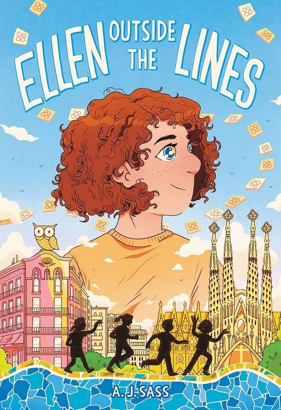 Бумажная книга «Ellen Outside the Lines», автор А. Дж. Сасс - фото №1