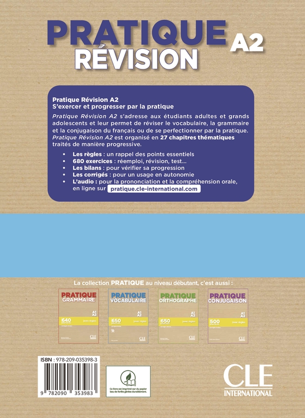 [object Object] «Pratique R?vision A2 Livre + Corrig?s + Audio t?l?chargeable», авторів Сесіль Жоссе, Філіппе Ліріа - фото №2 - мініатюра