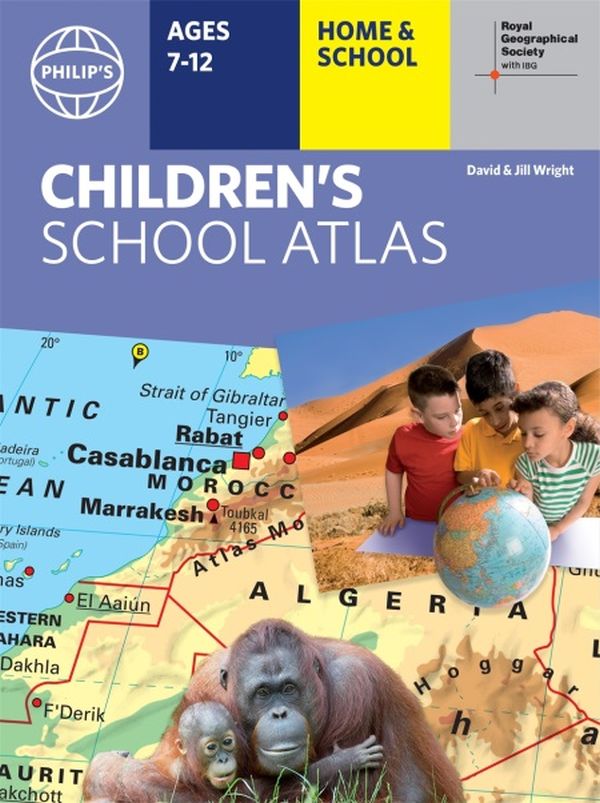 Бумажная книга «Philip's RGS Children's School Atlas », авторов Дэвид Райт, Джилл Райт - фото №1
