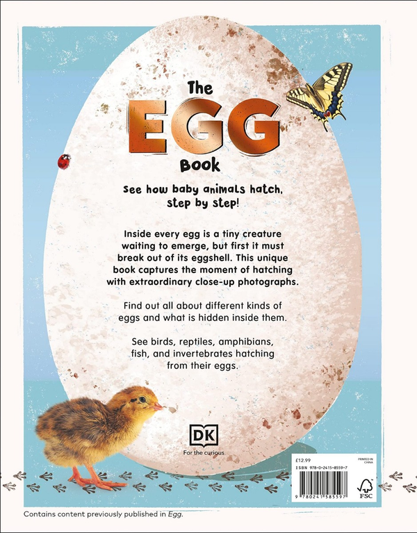 Бумажная книга «The Egg Book : See How Baby Animals Hatch, Step By Step!» - фото №1