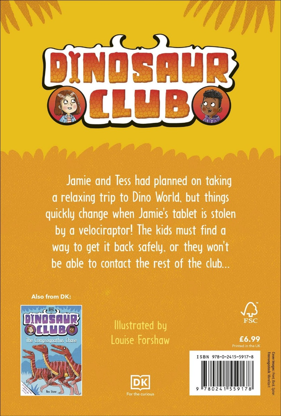 Бумажная книга «Dinosaur Club: Catching the Velociraptor», автор Рекс Стоун - фото №1