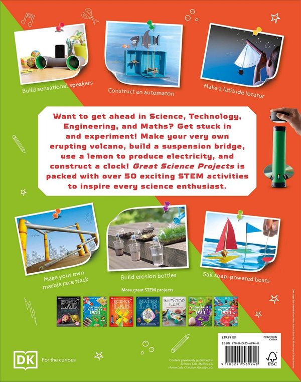 Бумажная книга «Great Science Projects : Tried and Tested Experiments for All Budding Scientists» - фото №1