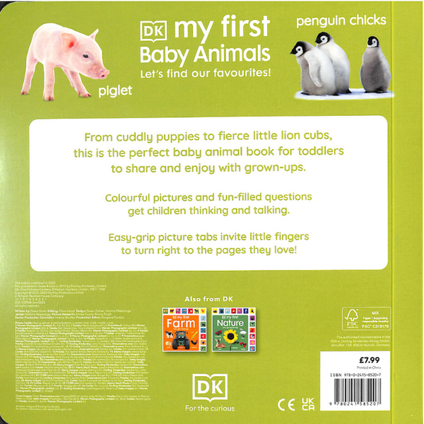 Бумажная книга «My First Baby Animals: Let's find our favourites!» - фото №1
