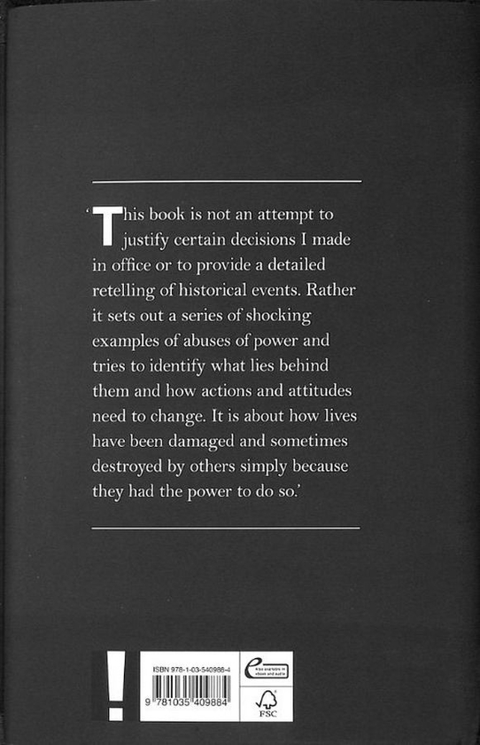 Паперова книга «The Abuse of Power. Confronting Injustice in Public Life», автор Тереза Мей - фото №1