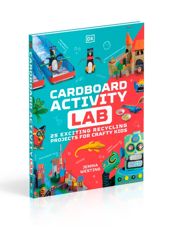 Паперова книга «Cardboard Activity Lab : 25 Exciting Recycling Projects for Crafty Kids», автор Джемма Вестінг - фото №1