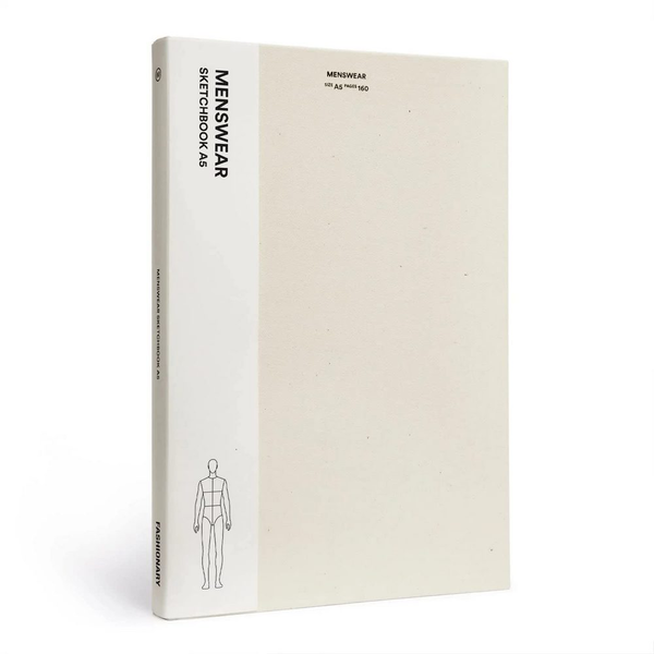 Бумажная книга «Fashionary Menswear Sketchbook A4» - фото №1