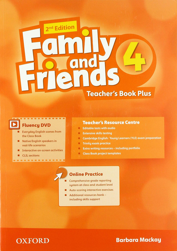 Паперова книга «Family and Friends 4 Second Edition Teacher's Book Plus», автор Барбара Маккей - фото №1