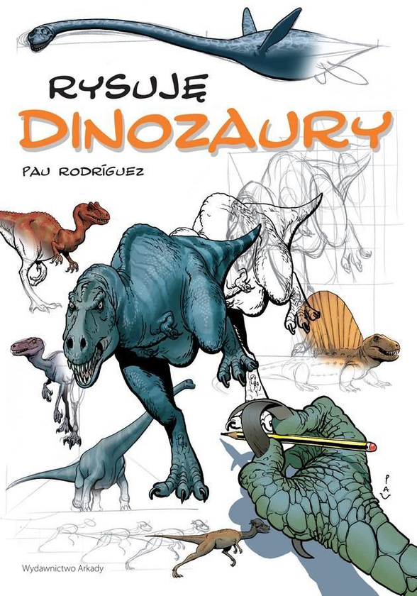 Бумажная книга «Rysuję Dinozaury », автор Пау Родригес - фото №1