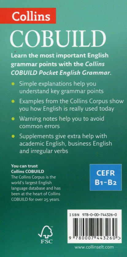 [object Object] «Collins Cobuild Pocket English Grammar» - фото №2 - мініатюра