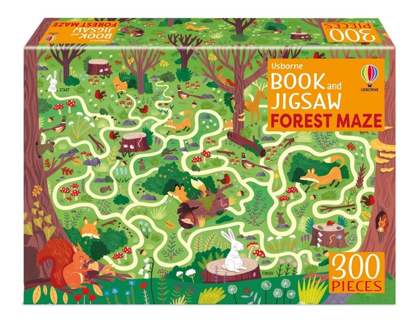 [object Object] «Usborne Book and Jigsaw Forest Maze», авторов Кейт Нолан, Сэм Смит - фото №1