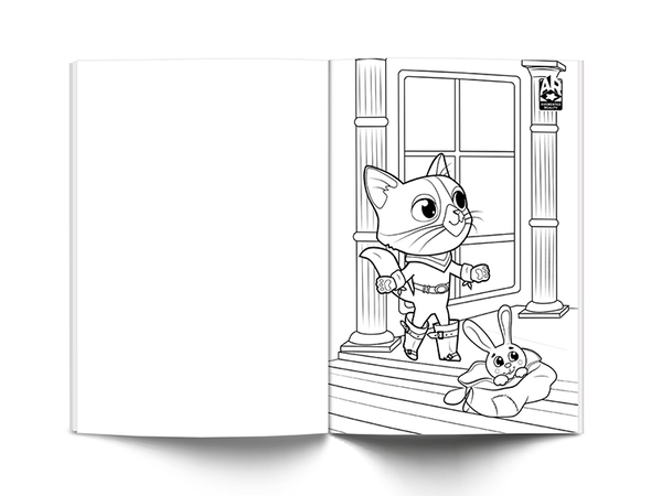 Бумажная книга «Wow-розмальовка. Кіт у чоботях. Випуск №4» - фото №1