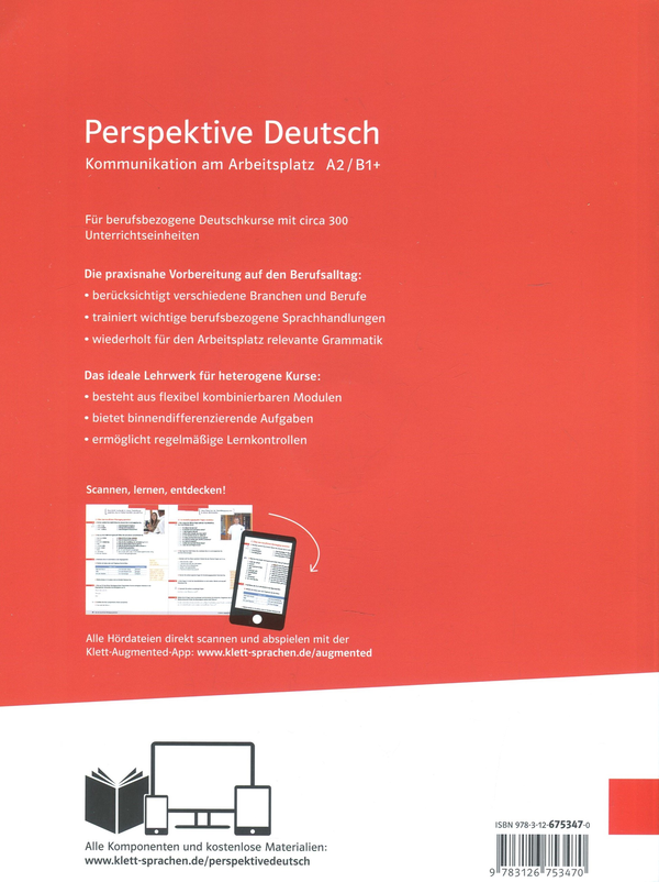 Бумажная книга «Perspektive Deutsch A2/B1+, +CD-ROM» - фото №1