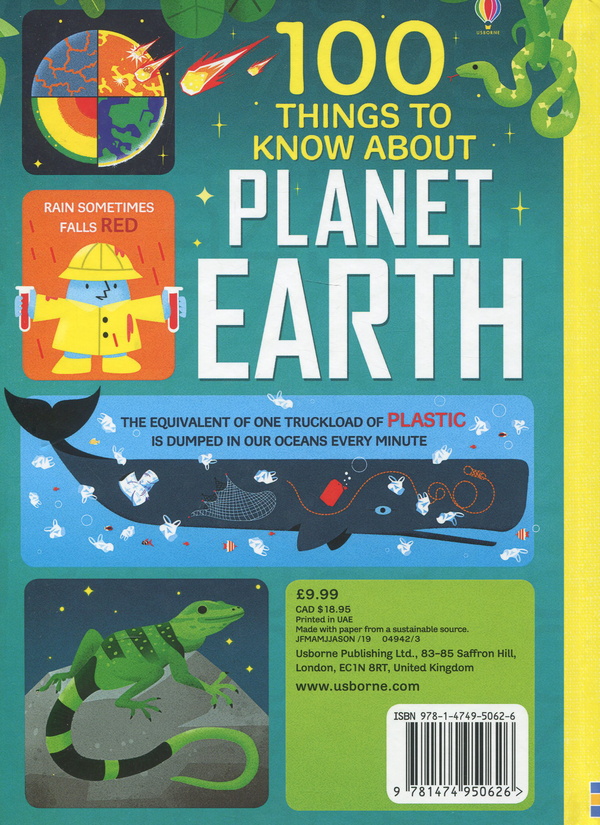Бумажная книга «100 Things to Know About Planet Earth», автор Федерико Мариани - фото №1