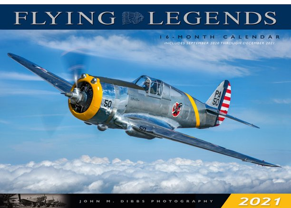 Паперова книга «Flying Legends 2021. 16 Month Calendar. September 2020 Through December 2021» - фото №1