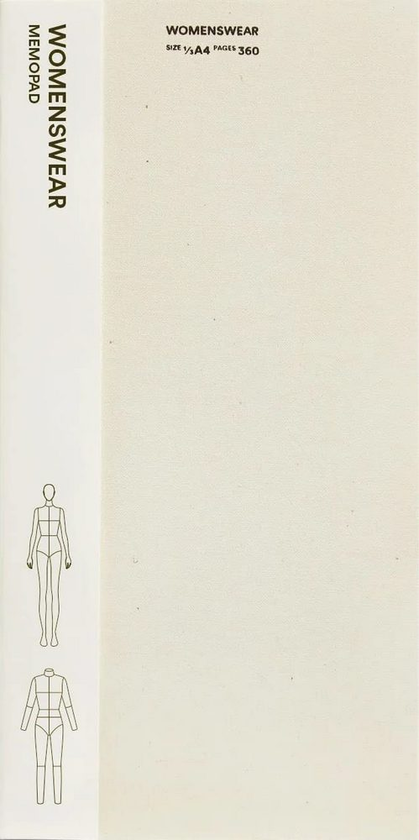 Бумажная книга «Fashionary Womenswear Memopad» - фото №1