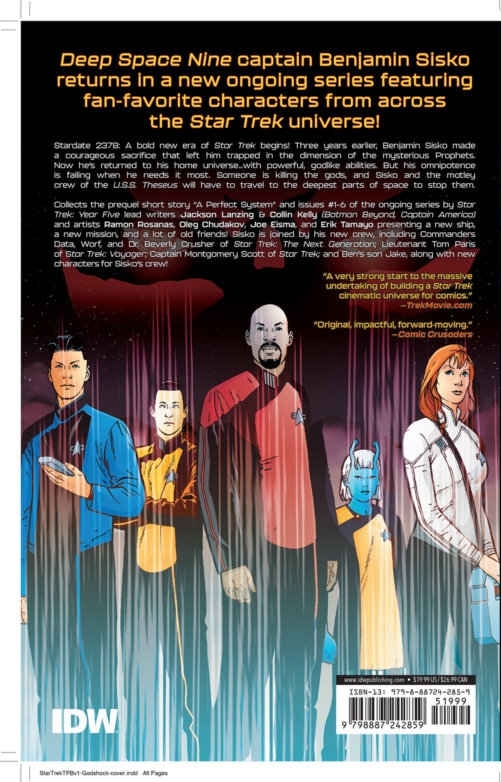 Паперова книга «Star Trek, Vol. 1: Godshock», авторів Колін Келлі, Джексон Лансінг - фото №1