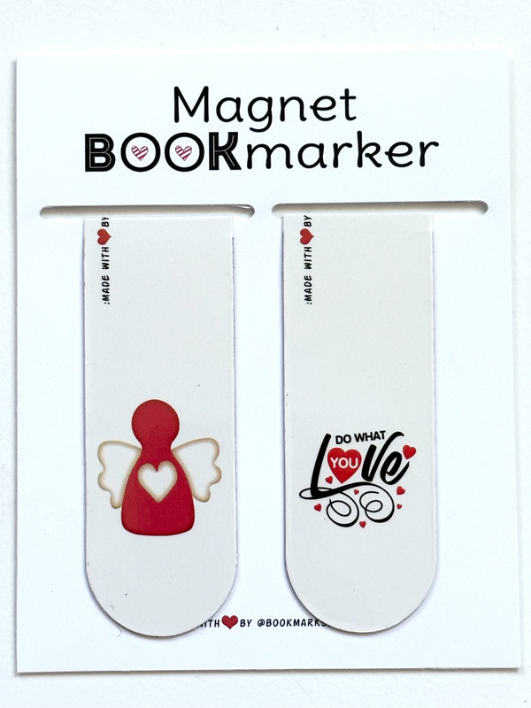 «Набір магнітних закладок для книг Bookmarks Do what you love 2 шт (02023001)», бренда Bookmarks - фото №1