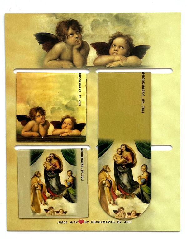  «Набір магнітних закладок для книг Bookmarks Art #4 3 од (02023004)», бренда Bookmarks - фото №1