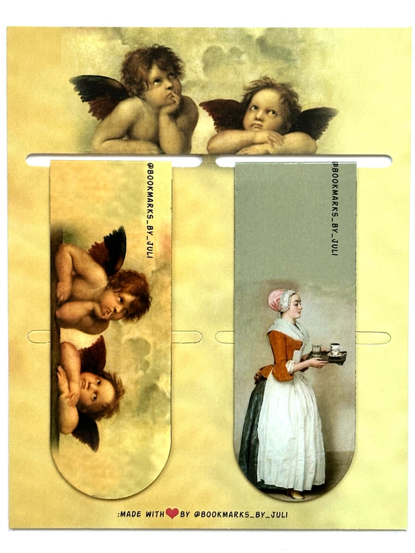  «Набір магнітних закладок для книг Bookmarks Art #5 2 од (02023005)», бренда Bookmarks - фото №1
