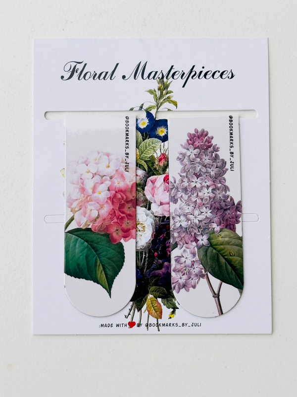 «Набір магнітних закладок для книг Bookmarks Floral Lilac 2 шт (02023010)», бренда Bookmarks - фото №1