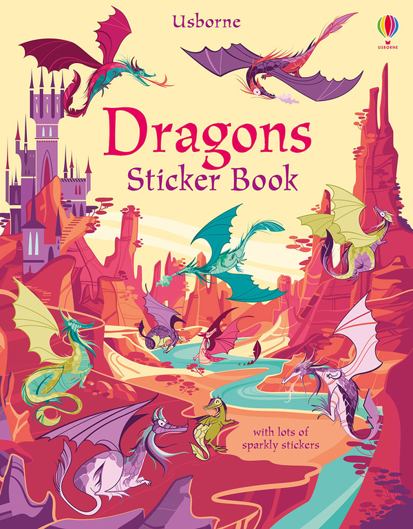 [object Object] «Dragons Sticker Book», автор Фиона Уотт - фото №1