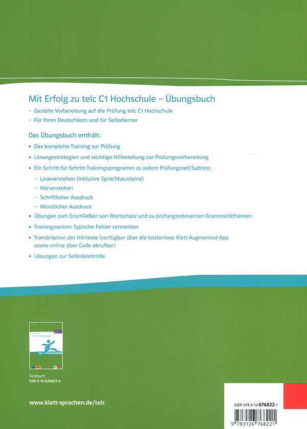 Бумажная книга «Mit Erfolg zu telc C1 Hochschule. Ubungsbuch», авторов Сандра Хохманн, Симона Вайдингер, Сибилл Лоут - фото №1