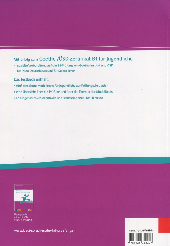 Бумажная книга «Mit Erfolg zum Goethe-/OSD-Zertifikat B1 fur Jugendliche. Testbuch + CD-ROM» - фото №1