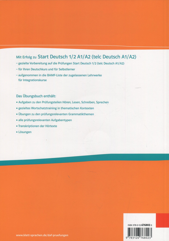 Бумажная книга «Mit Erfolg zu Start Deutsch 1/2 A1/A2. Ubungsbuch + CD-ROM», авторов Ханс-Юрген Хантшель, Верена Клотц, Пол Кригер - фото №1