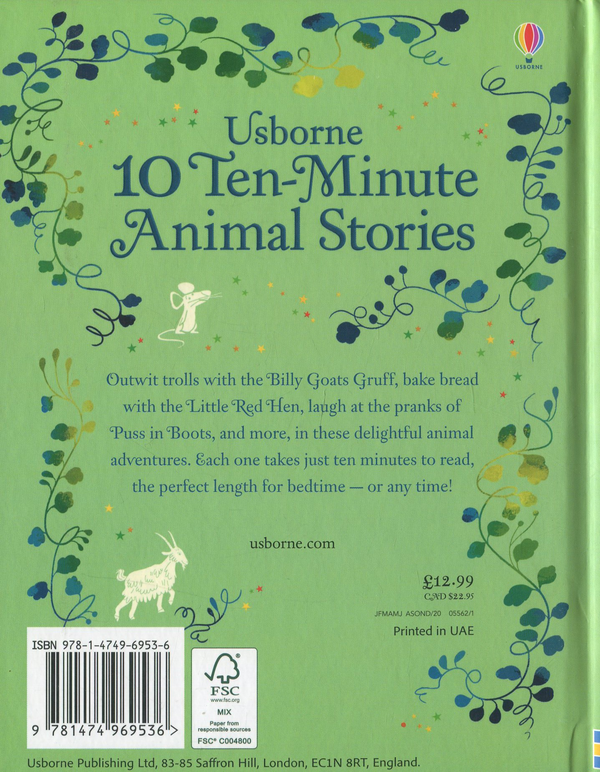 Бумажная книга «10 Ten-Minute Animal Stories» - фото №1