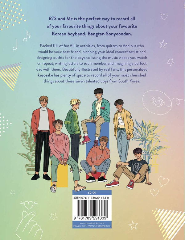 Бумажная книга «BTS and Me. Your Unofficial Fill-In Fan Book», автор Бекка Райт - фото №1