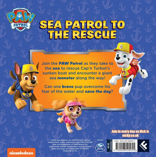 [object Object] «PAW Patrol Sea Patrol To The Rescue Picture Book» - фото №2 - мініатюра