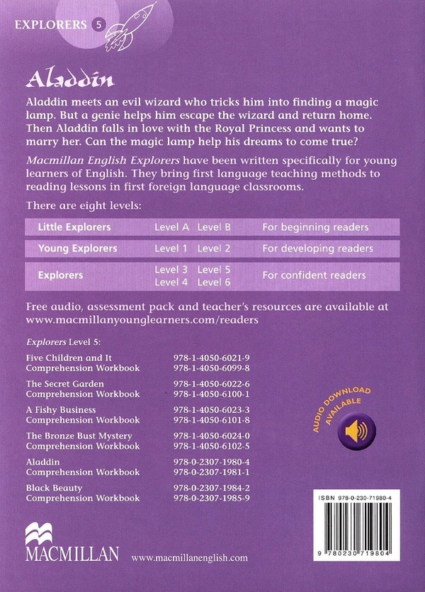 Паперова книга «Explorers 5. Aladdin », автор Джилл Мунтон - фото №1