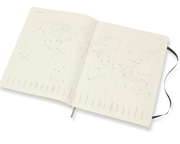 «Ежемесячник Moleskine на 2019 год черный (DSB12MN4Y19)», бренда Moleskine - фото №1