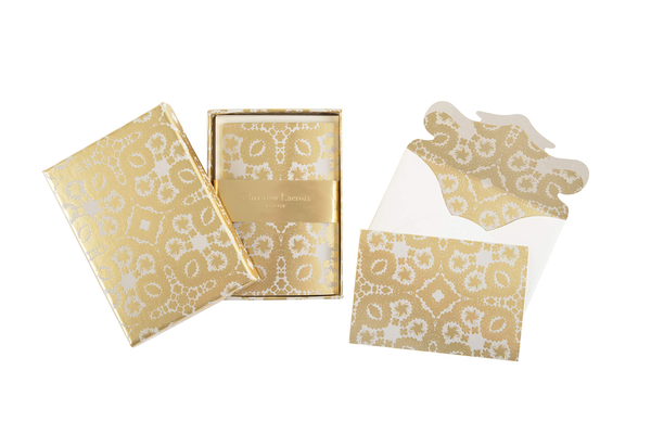 Бумажная книга «Oro Y Plata Correspondence Diecut Boxed Notecards» - фото №1