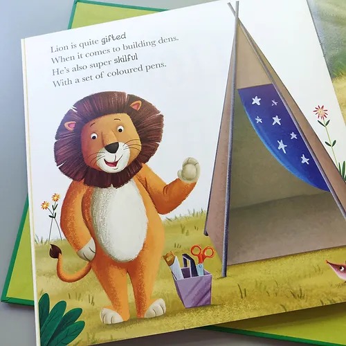 Паперова книга «When Lion Feels Shy», автор Джема Кері - фото №1