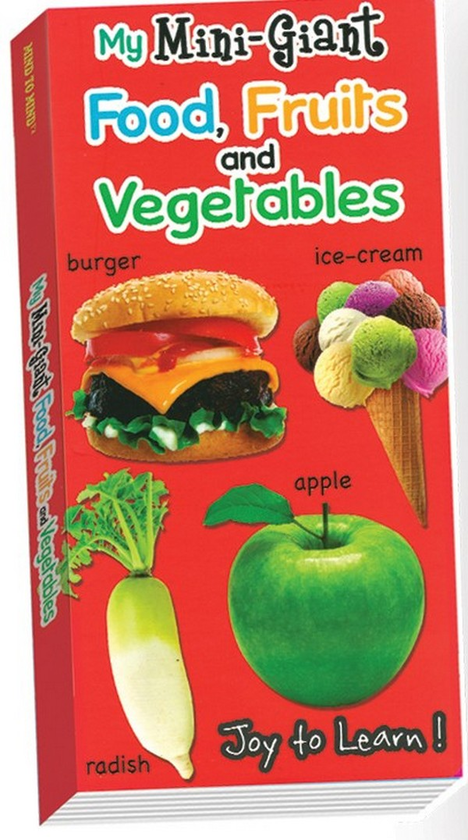 Бумажная книга «My Mini-Giant. Food: Fruit & Vegetables» - фото №1