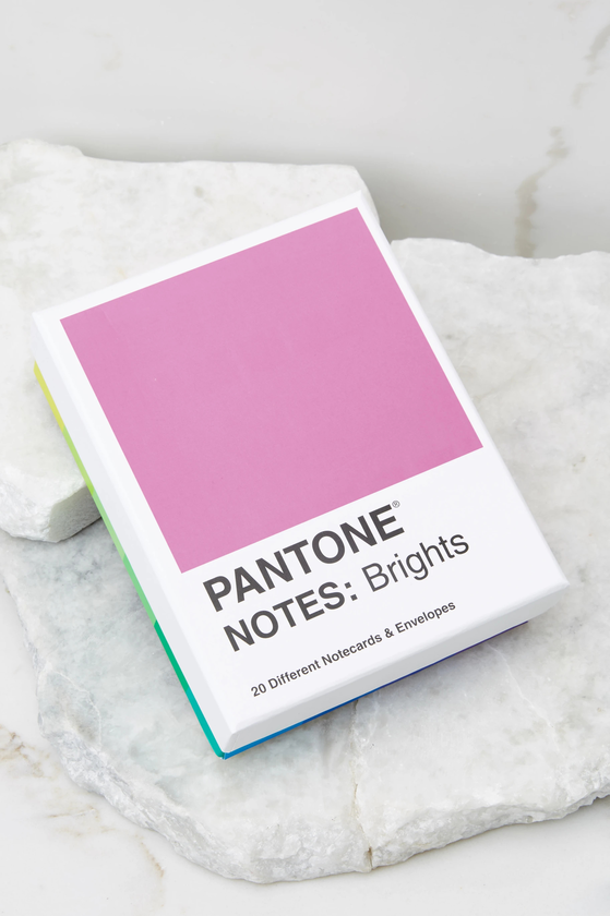 Бумажная книга «Pantone Notes. 20 Different Notecards & Envelopes» - фото №1