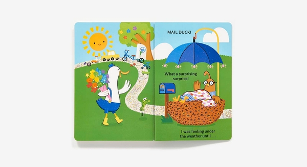 Бумажная книга «Mail Duck Helps a Friend. A Book of Colors and Surprises», автор Эрика Сиротич - фото №1