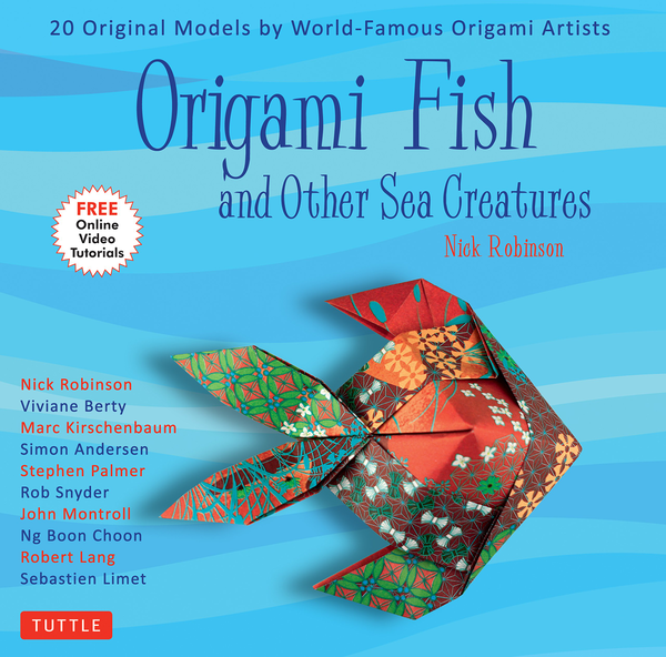 Бумажная книга «Origami Fish and Other Sea Creatures Kit», автор Ник Робинсон - фото №1