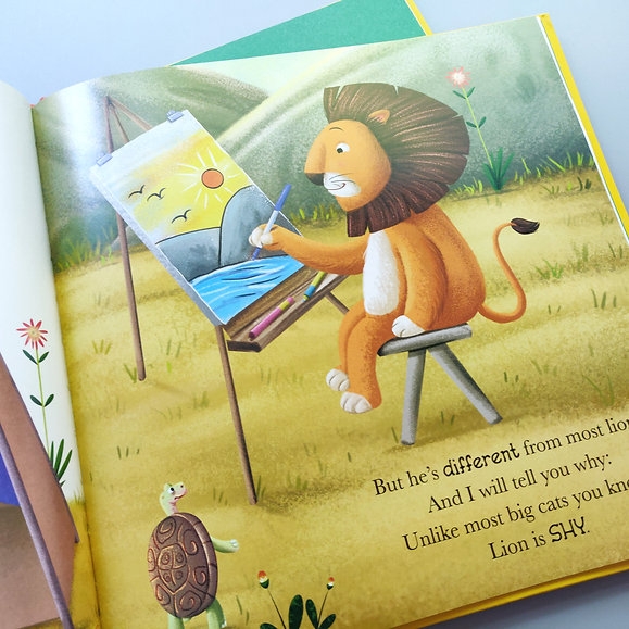 Паперова книга «When Lion Feels Shy», автор Джема Кері - фото №1