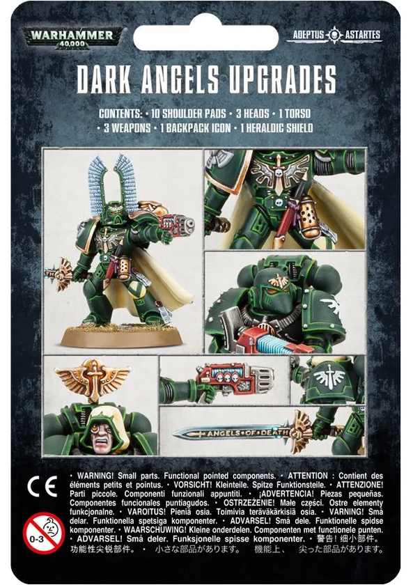  «Набор для сборки миниатюры Games Workshop Warhammer 40,000 Dark Angels Upgrade (99070101014)», бренду Games Workshop - фото №1