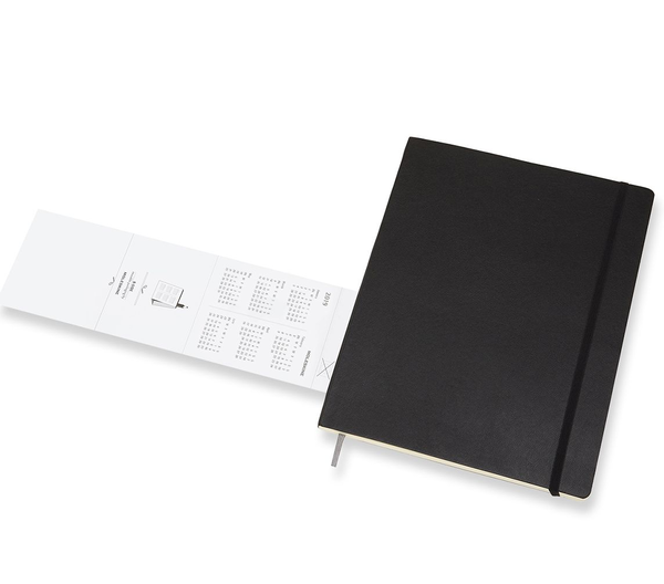 «Ежемесячник Moleskine на 2019 год черный (DSB12MN4Y19)», бренда Moleskine - фото №1