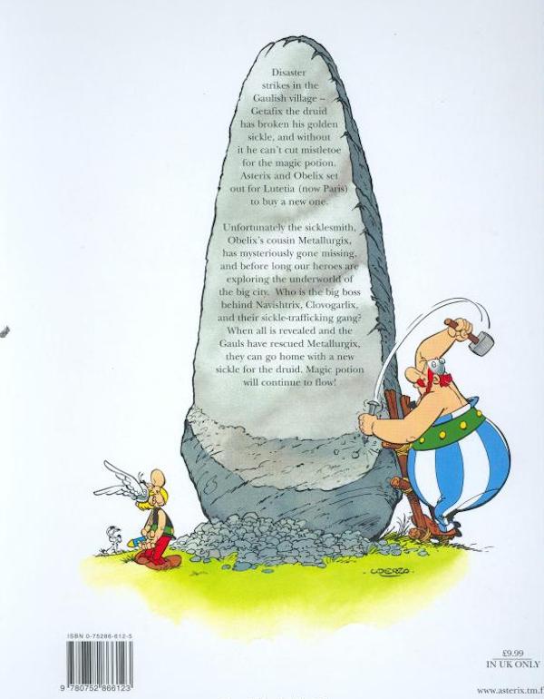 Бумажная книга «Asterix and the Golden Sickle. Book 2», автор Рене Госинни - фото №1