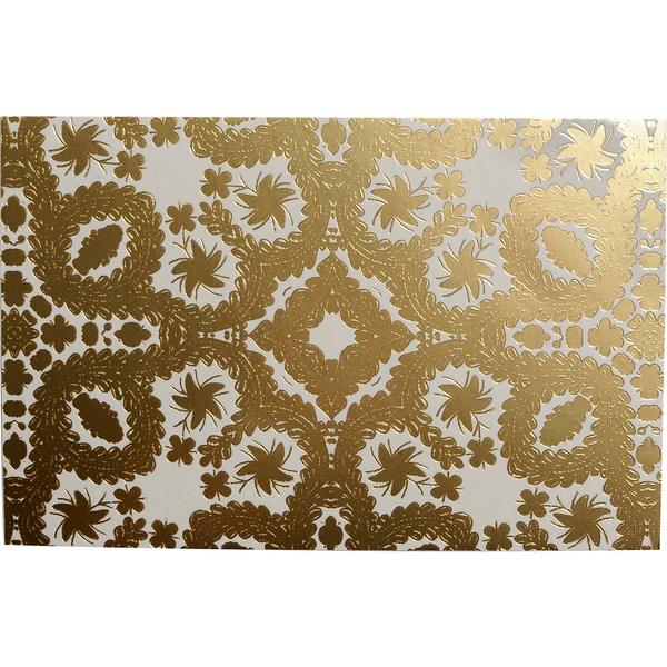 Бумажная книга «Oro Y Plata Correspondence Diecut Boxed Notecards» - фото №1