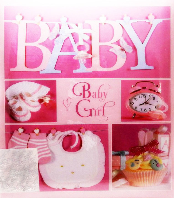  «Фотоальбом EVG Baby collage Pink (UA 20sheet Baby collage Pink w/box)», бренда EVG - фото №1