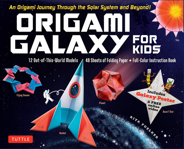 Бумажная книга «Origami Galaxy for Kids Kit», автор Рита Фолкер - фото №1