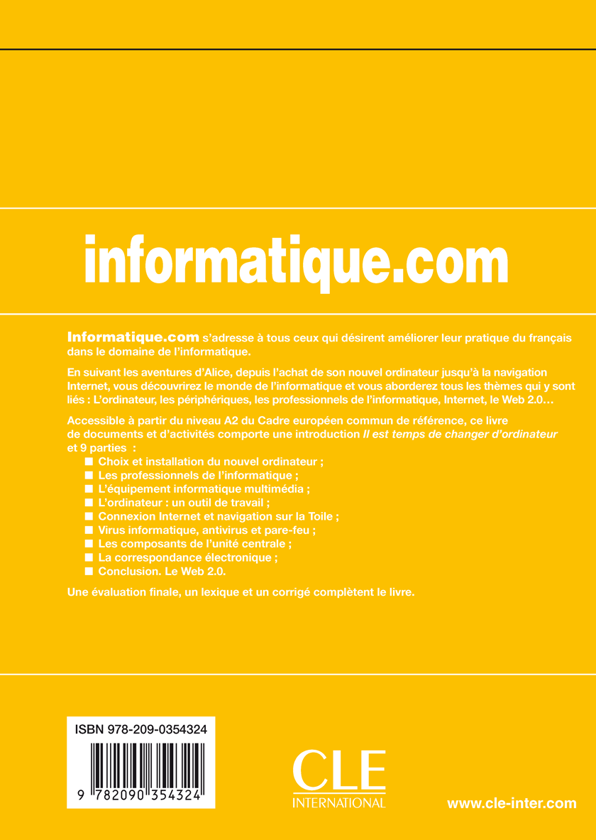 Паперова книга «Informatique.com Workbook» - фото №1